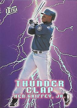 1996 Ultra - Thunder Clap #11 Ken Griffey, Jr. Front