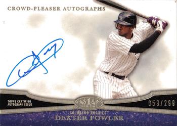 2013 Topps Tier One - Crowd Pleaser Autographs #CPA-DF1 Dexter Fowler Front