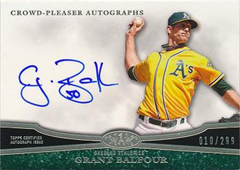 2013 Topps Tier One - Crowd Pleaser Autographs #CPA-GB1 Grant Balfour Front