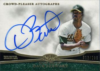 2013 Topps Tier One - Crowd Pleaser Autographs #CPA-DST2 Dave Stewart Front