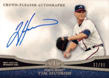 2013 Topps Tier One - Crowd Pleaser Autographs #CPA-TH Tim Hudson Front