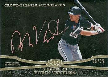 2013 Topps Tier One - Crowd Pleaser Autographs Red Ink #CPA-RV Robin Ventura Front