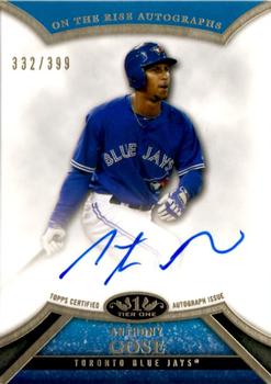 2013 Topps Tier One - On the Rise Autographs #ORA-AG2 Anthony Gose Front