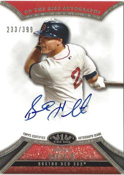 2013 Topps Tier One - On the Rise Autographs #ORA-BH2 Brock Holt Front