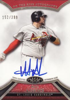 2013 Topps Tier One - On the Rise Autographs #ORA-MA Matt Adams Front