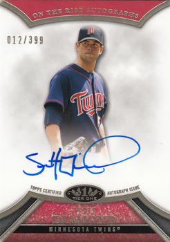 2013 Topps Tier One - On the Rise Autographs #ORA-SD2 Scott Diamond Front