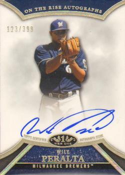 2013 Topps Tier One - On the Rise Autographs #ORA-WP1 Wily Peralta Front