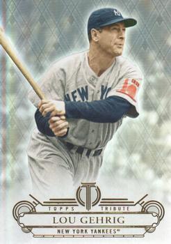2014 Topps Tribute #11 Lou Gehrig Front