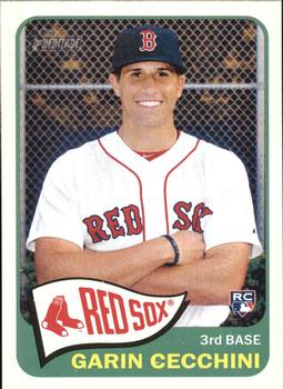 2014 Topps Heritage #H520 Garin Cecchini Front