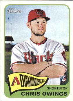 2014 Topps Heritage #H548 Chris Owings Front