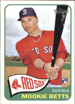 2014 Topps Heritage #H558 Mookie Betts Front