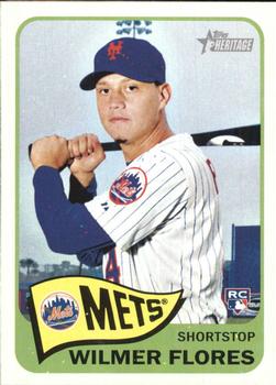 2014 Topps Heritage #H578 Wilmer Flores Front