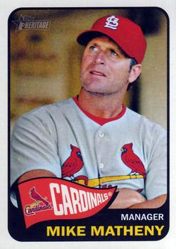 2014 Topps Heritage #126 Mike Matheny Front