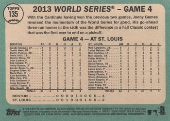 2014 Topps Heritage #135 World Series Game 4: Gomes Knots It Up Back