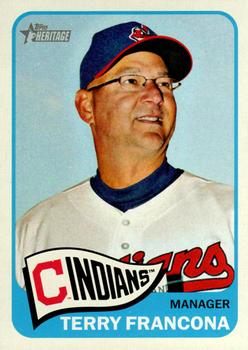2014 Topps Heritage #301 Terry Francona Front