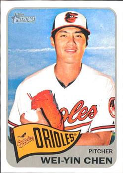 2014 Topps Heritage #86 Wei-Yin Chen Front