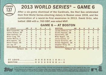2014 Topps Heritage #137 World Series Game 6: Champs for Third Time in Decade Back
