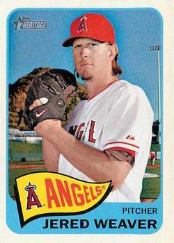 2014 Topps Heritage #140 Jered Weaver Front