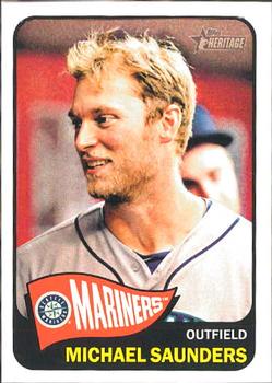 2014 Topps Heritage #142 Michael Saunders Front