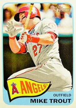 2014 Topps Heritage #250 Mike Trout Front