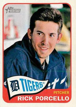 2014 Topps Heritage #258 Rick Porcello Front