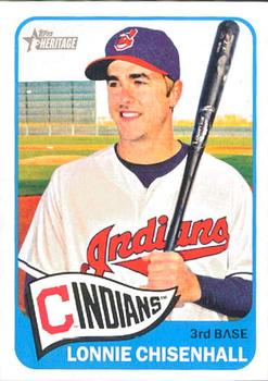 2014 Topps Heritage #357 Lonnie Chisenhall Front