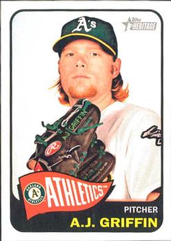 2014 Topps Heritage #366 A.J. Griffin Front