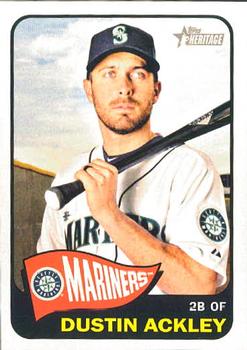2014 Topps Heritage #381 Dustin Ackley Front