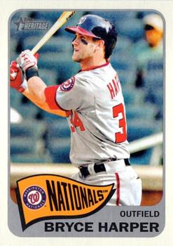 2014 Topps Heritage #400 Bryce Harper Front