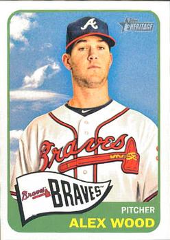 2014 Topps Heritage #423 Alex Wood Front