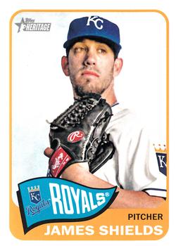 2014 Topps Heritage #449 James Shields Front