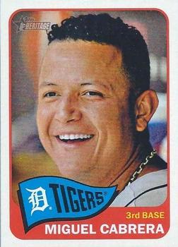2014 Topps Heritage #500 Miguel Cabrera Front