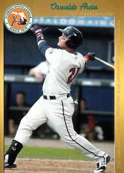 2012 Grandstand Florida State League Top Prospects #NNO Oswaldo Arcia Front