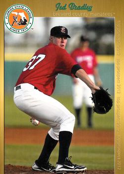 2012 Grandstand Florida State League Top Prospects #NNO Jed Bradley Front