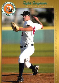2012 Grandstand Florida State League Top Prospects #NNO Taylor Jungmann Front