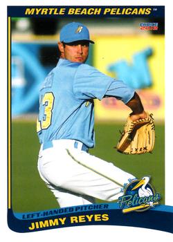 2012 Choice Myrtle Beach Pelicans #NNO Jimmy Reyes Front