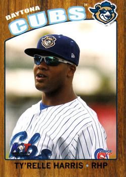 2012 Choice Daytona Cubs #9 Ty'Relle Harris Front