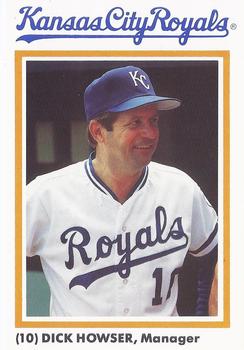 1986 National Photo Kansas City Royals #NNO Dick Howser Front