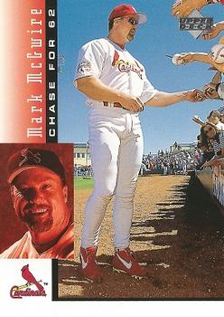 1998 Upper Deck Mark McGwire's Chase for 62 #10 Mark McGwire Front