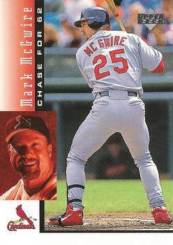 1998 Upper Deck Mark McGwire's Chase for 62 #11 Mark McGwire Front