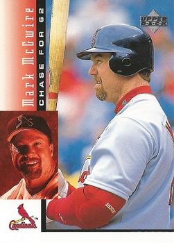 1998 Upper Deck Mark McGwire's Chase for 62 #20 Mark McGwire Front