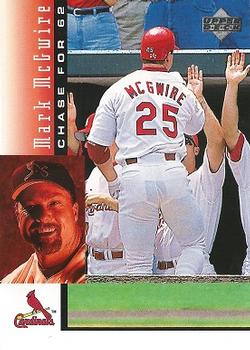 1998 Upper Deck Mark McGwire's Chase for 62 #22 Mark McGwire Front
