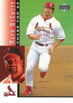 1998 Upper Deck Mark McGwire's Chase for 62 #24 Mark McGwire Front