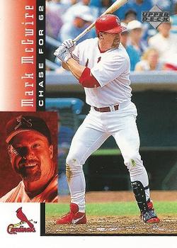 1998 Upper Deck Mark McGwire's Chase for 62 #27 Mark McGwire Front