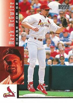1998 Upper Deck Mark McGwire's Chase for 62 #28 Mark McGwire Front