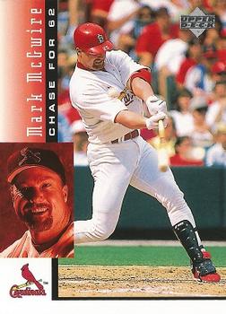 1998 Upper Deck Mark McGwire's Chase for 62 #29 Mark McGwire Front