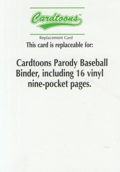 1995 Cardtoons - Replacement Cards #2 Replacement Card No. 2 Front
