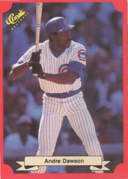 1988 Classic Red #157 Andre Dawson Front