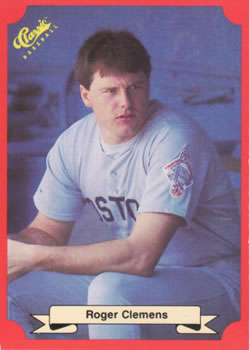 1988 Classic Red #158 Roger Clemens Front