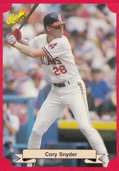 1988 Classic Red #184 Cory Snyder Front